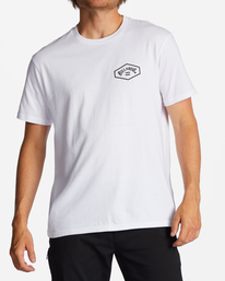 billabong, Exit Arch T-Shirt, WHITE (wht) Exit Arch - T-Shirt for Men ABYZT01698