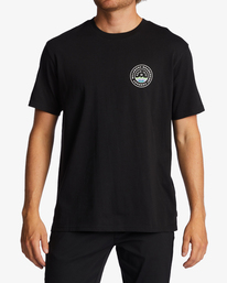 billabong, Walled T-Shirt, BLACK (blk) Walled - T-Shirt for Men ABYZT01700