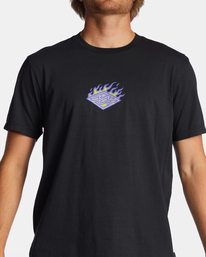 3 Theme Diamond T-Shirt Black ABYZT01710 Billabong