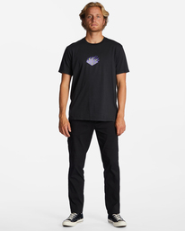 1 Theme Diamond - T-Shirt for Men Black ABYZT01710 Billabong