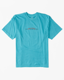 4 Throw Back OG Short Sleeve Wave Washed T-Shirt Blue ABYZT01713 Billabong
