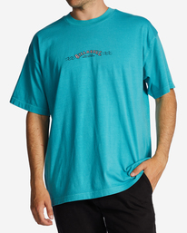 0 Throw Back OG Short Sleeve Wave Washed T-Shirt Blue ABYZT01713 Billabong