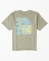 5 Collision OG Short Sleeve Wave Washed T-Shirt Green ABYZT01714 Billabong