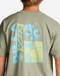 3 Collision OG Short Sleeve Wave Washed T-Shirt Green ABYZT01714 Billabong