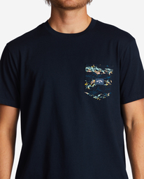 3 Team Pocket T-Shirt Blue ABYZT01715 Billabong