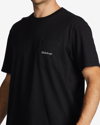 4 Troppo Pocket - T-Shirt for Men Black ABYZT01716 Billabong
