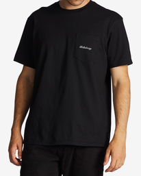 billabong, Troppo Pocket T-Shirt, BLACK (blk) Troppo Pocket - T-Shirt for Men ABYZT01716