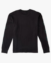 6 Throw Back Long Sleeve T-Shirt Black ABYZT01720 Billabong