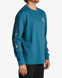 2 Throw Back Long Sleeve T-Shirt Blue ABYZT01720 Billabong