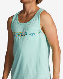 4 Spinner - Camiseta sin mangas para Hombre Verde ABYZT01722 Billabong