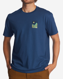 billabong, Sands - T-shirt en matière biologique pour Homme, SPACE BLUE (brq0) Sands - Organic T-Shirt for Men ABYZT01729