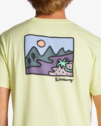 5 Shine - Organic T-Shirt for Men Green ABYZT01732 Billabong