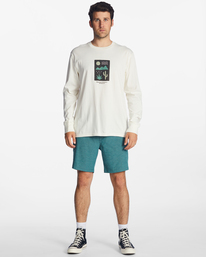 1 Icons - Biologisch T-shirt met lange mouw voor Heren White ABYZT01734 Billabong