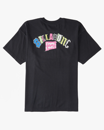 4 Arch OG Short Sleeve Wave Washed T-Shirt Black ABYZT01736 Billabong