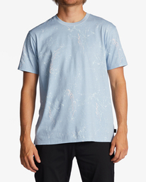 billabong, ESSENTIAL WASH SS WW, WASHED BLUE (wbl) ESSENTIAL WASH SS WW ABYZT01740