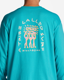 3 Contrast OG Long Sleeve T-Shirt Blue ABYZT01742 Billabong