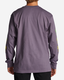billabong, Contrast OG Long Sleeve T-Shirt, PURPLE HAZE (phz) Contrast - Long Sleeve T-Shirt for Men ABYZT01742