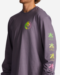 4 Contrast OG Long Sleeve T-Shirt Purple ABYZT01742 Billabong