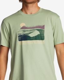 4 Alaska Wave - T-shirt orgânica para Homem Beige ABYZT01744 Billabong