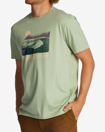 3 Alaska Wave - T-shirt orgânica para Homem Beige ABYZT01744 Billabong