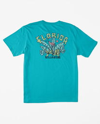 5 Florida Arch T-Shirt Blue ABYZT01755 Billabong