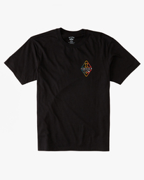 4 Andy Irons Diamond Short Sleeve T-Shirt Black ABYZT01761 Billabong