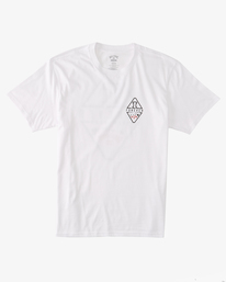 4 Andy Irons Diamond Short Sleeve T-Shirt White ABYZT01761 Billabong