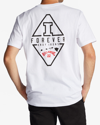 billabong, Andy Irons Diamond Short Sleeve T-Shirt, WHITE (wht) AI Diamond - T-Shirt for Men ABYZT01761