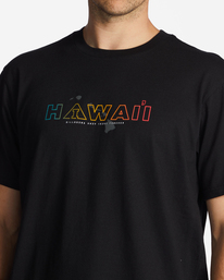 3 Andy Irons Hawaii Short Sleeve T-Shirt Black ABYZT01763 Billabong