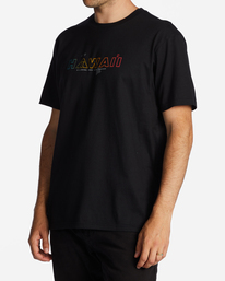 1 Andy Irons Hawaii Short Sleeve T-Shirt Black ABYZT01763 Billabong