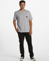 1 Pocket Labels - Long Sleeve T-Shirt for Men Gray ABYZT01870 Billabong