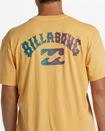 3 Arch - T-shirt pour Homme Jaune ABYZT01873 Billabong