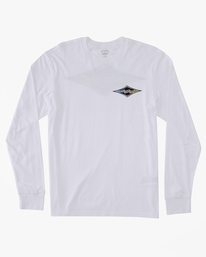 6 Crayon Wave - Camisola de manga comprida para Homem Branco ABYZT01884 Billabong