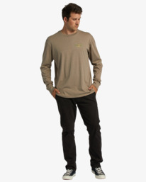 1 Heritage - Long Sleeve T-Shirt for Men Brown ABYZT01886 Billabong