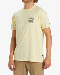 1 Pro Pipeline Short Sleeve T-Shirt Yellow ABYZT01906 Billabong