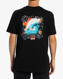 2 Pipeline Floral - T-Shirt for Men Black ABYZT01907 Billabong
