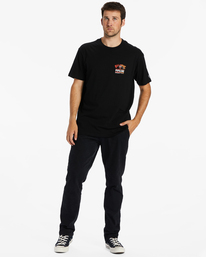 1 Pipeline Floral - T-Shirt for Men Black ABYZT01907 Billabong