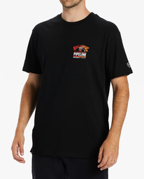 3 Pipeline Floral - T-Shirt for Men Black ABYZT01907 Billabong