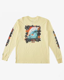 6 Pro Pipeline Floral Long Sleeve T-Shirt Yellow ABYZT01909 Billabong