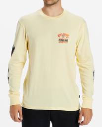 0 Pro Pipeline Floral Long Sleeve T-Shirt Yellow ABYZT01909 Billabong