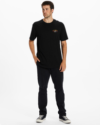 1 Kamea Lava Arch - T-Shirt voor Heren Black ABYZT01917 Billabong