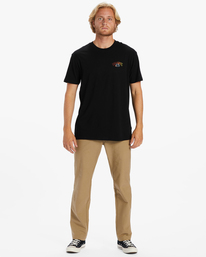 1 Kamea Lava - T-Shirt voor Heren Black ABYZT01918 Billabong