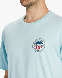 3 American Rotor T-Shirt Blue ABYZT01934 Billabong