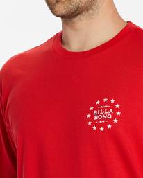3 Star Spangled T-Shirt Red ABYZT01936 Billabong
