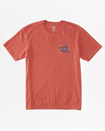 6 Crayon Wave T-Shirt Orange ABYZT01946 Billabong