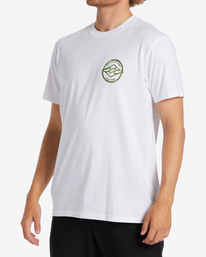 3 Rotor Diamond - T-Shirt for Men White ABYZT01950 Billabong