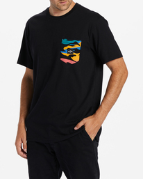 1 Team Pocket T-Shirt Black ABYZT01980 Billabong