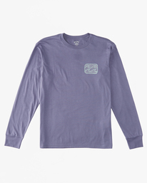 6 Crayon Wave - Camisola de manga comprida para Homem Roxo ABYZT01981 Billabong