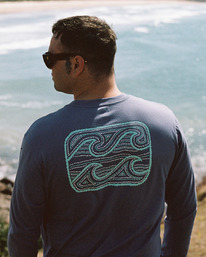 Crayon Wave - Long Sleeve T-Shirt for Men  ABYZT01981