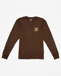 6 Unison - T-shirt met Lange Mouwen voor Heren Brown ABYZT01986 Billabong